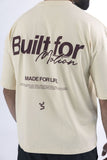 Built for Motion Oversized Tee - Beige