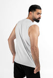 Stride Tank Top - Swan White