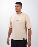 Form Built for Motion Graphic Tee - Beige