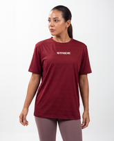 Ease Layering Tee - Maroon