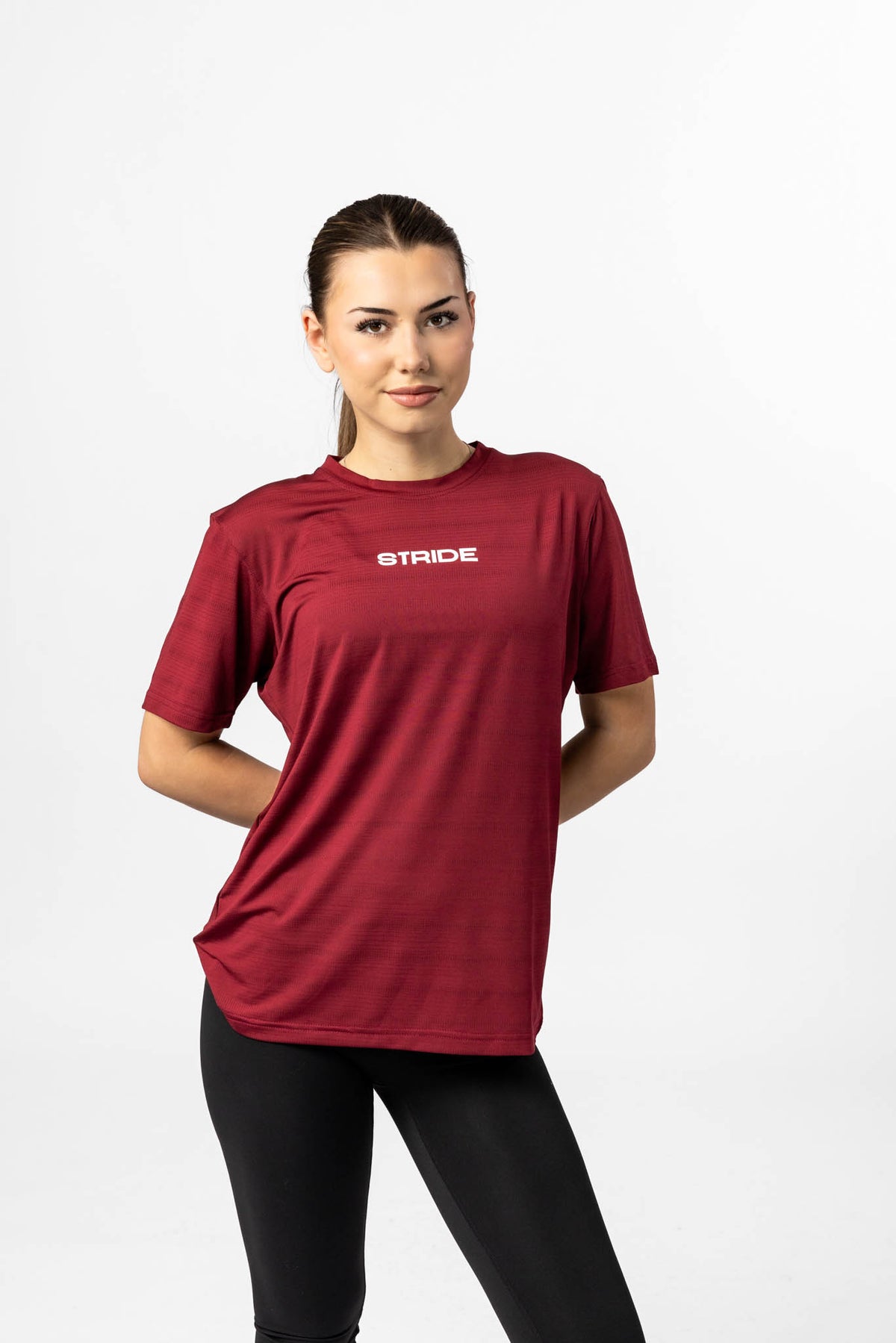 Women’s Layering Training Tee -Maroon
