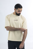 Built for Motion Oversized Tee - Beige