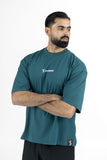 Chase Goals Oversized Tee - Dark Green