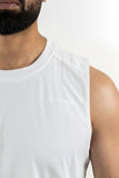 Stride Tank Top - Swan White
