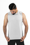 Stride Tank Top - Swan White