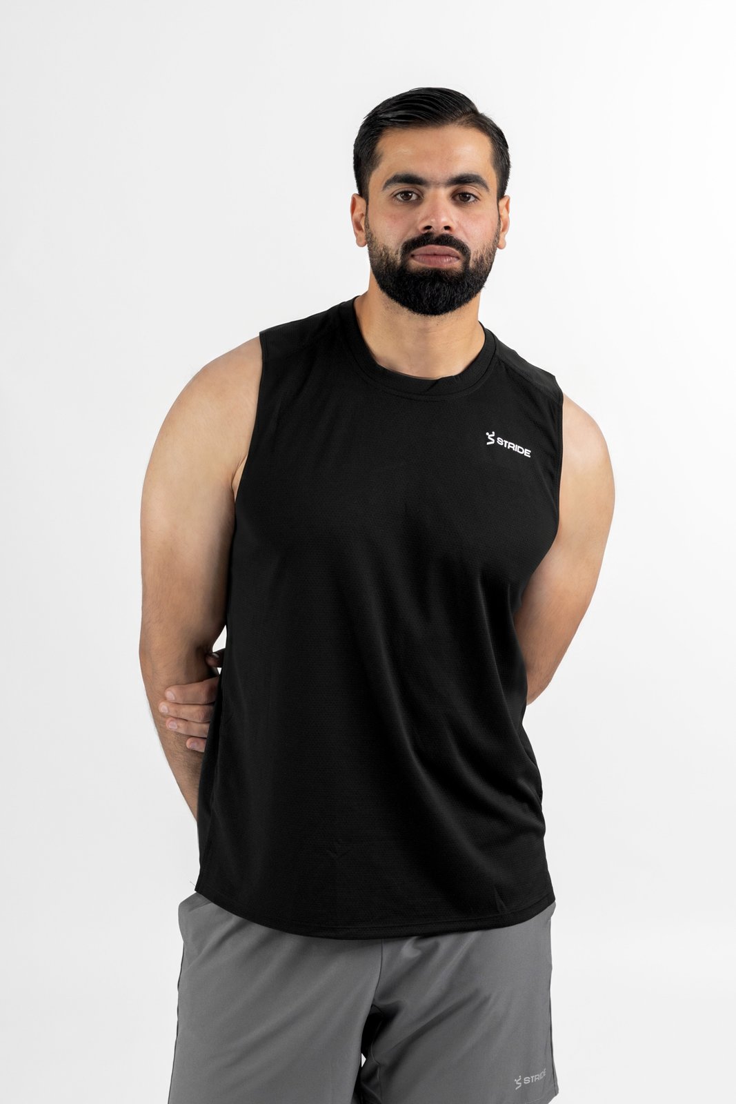 Stride Tank Top - Black