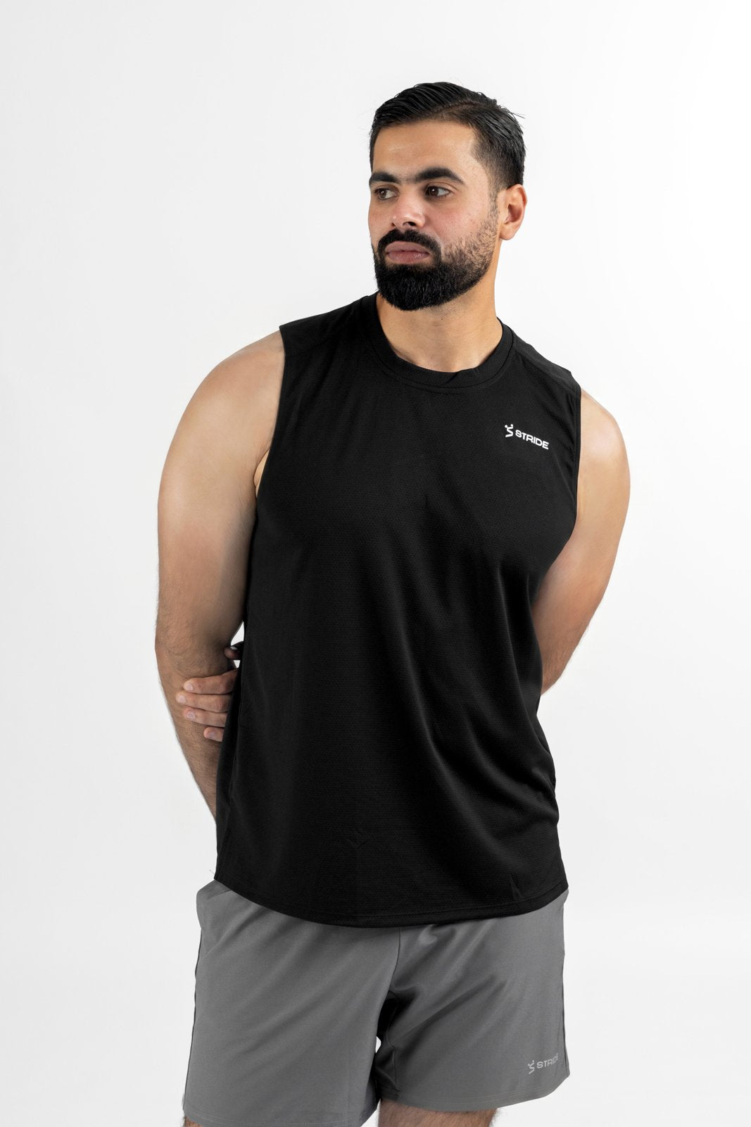 Stride Tank Top - Black