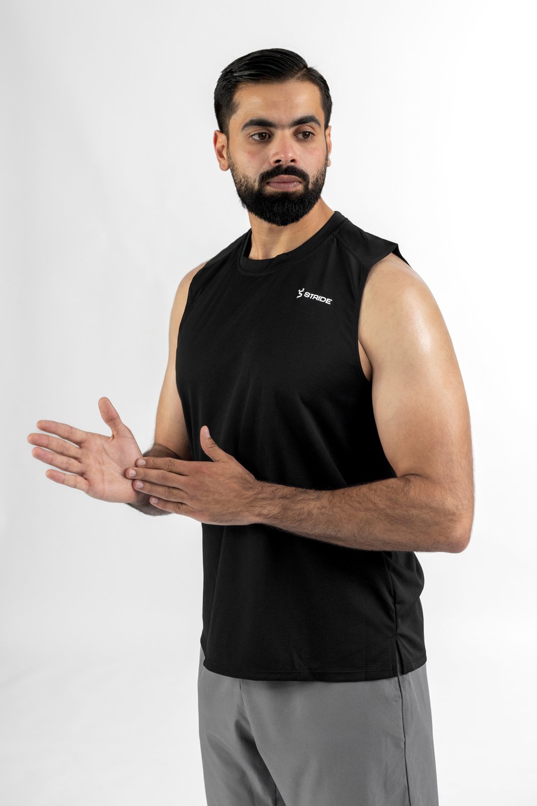 Stride Tank Top - Black