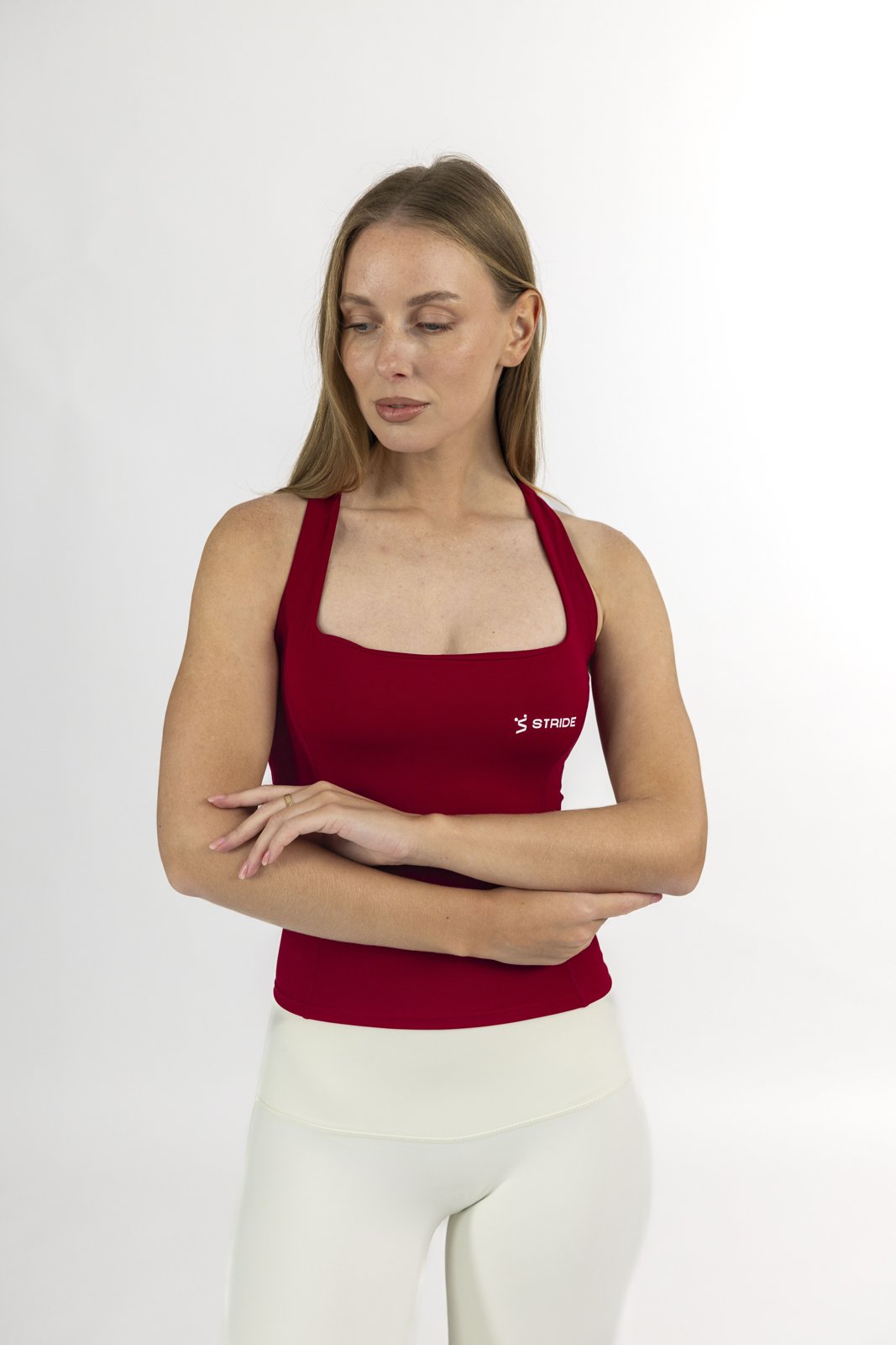 STRIDE Core Tank - Cherry Red