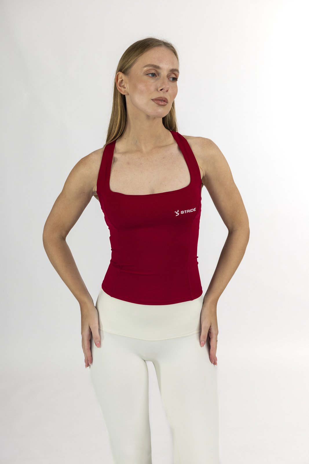 STRIDE Core Tank - Cherry Red