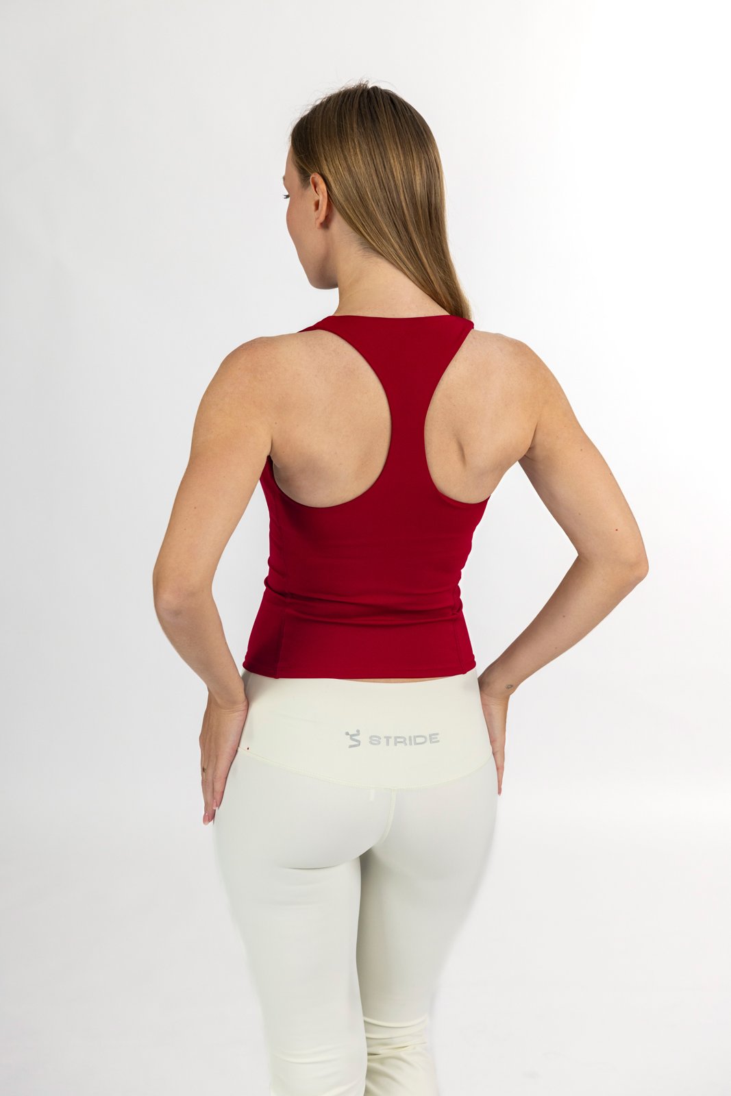 STRIDE Core Tank - Cherry Red