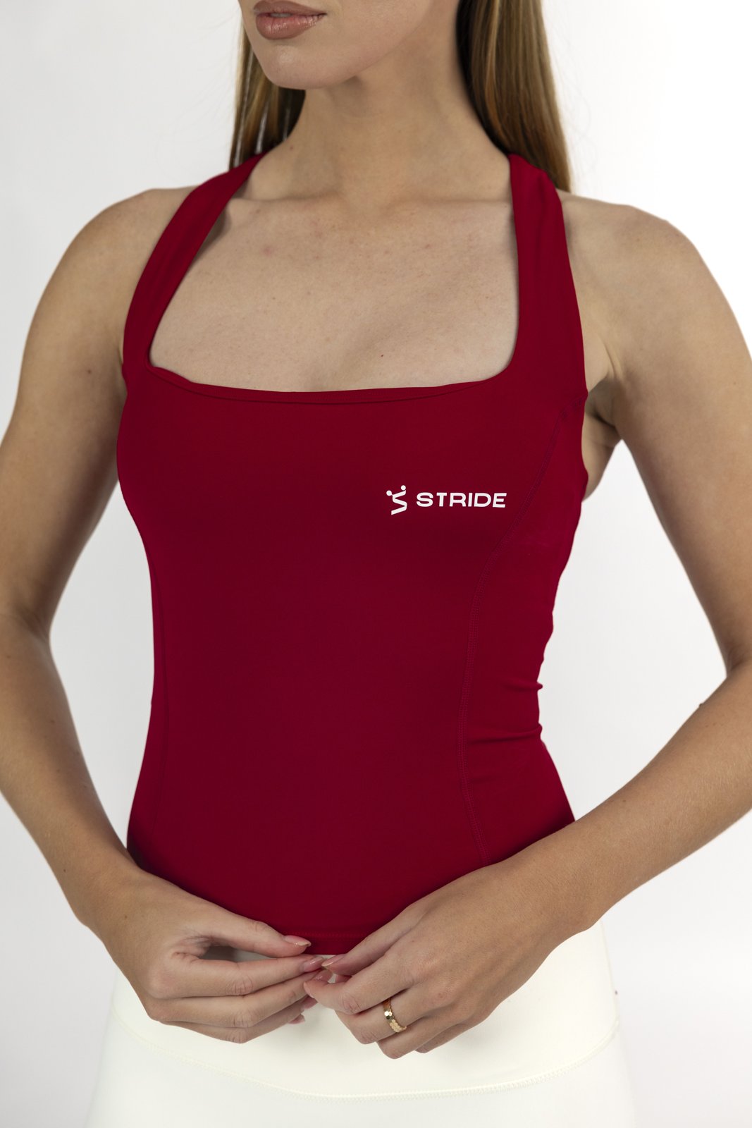 STRIDE Core Tank - Cherry Red