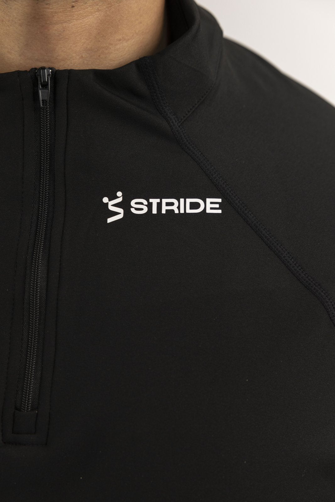 Half-Zip Overjacket - Black