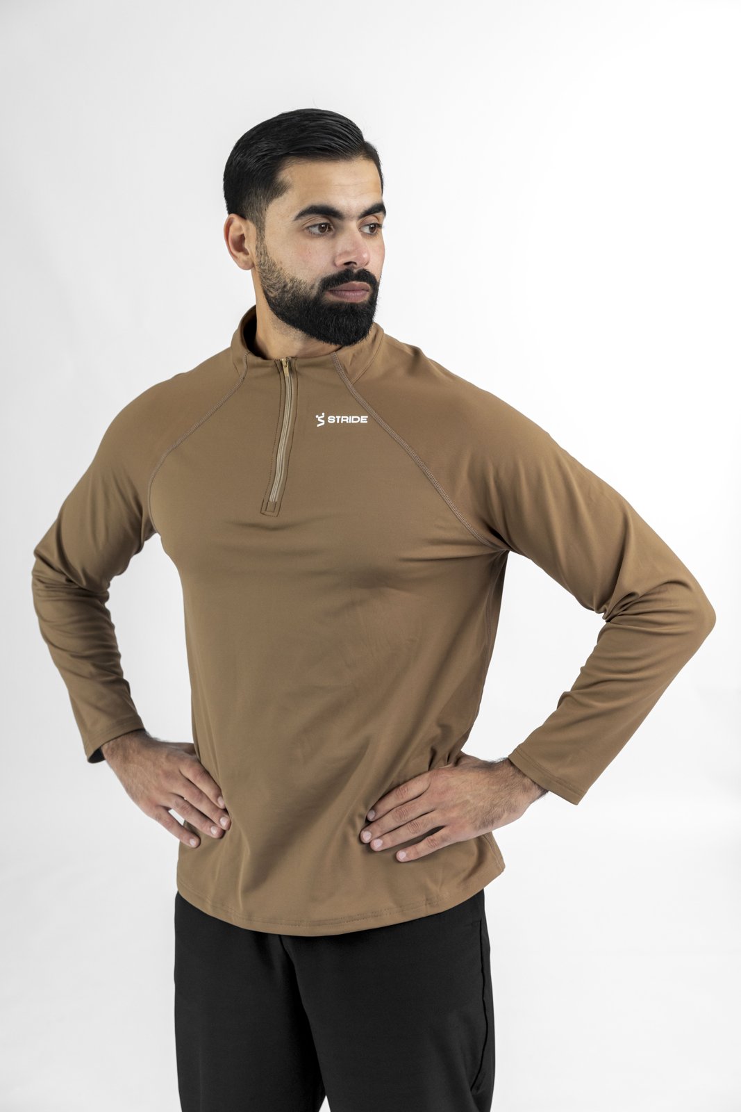 Half-Zip Overjacket - Khaki