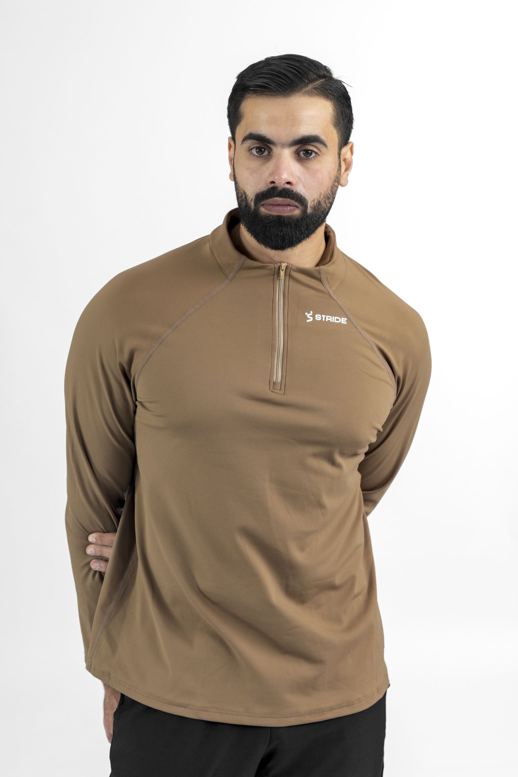 Half-Zip Overjacket - Khaki