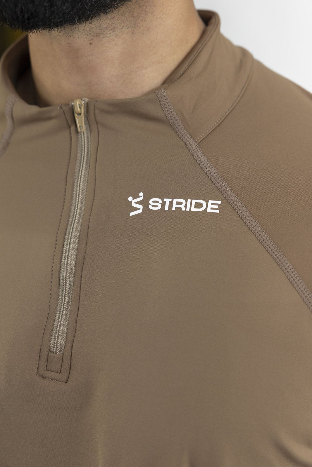 Half-Zip Overjacket - Khaki