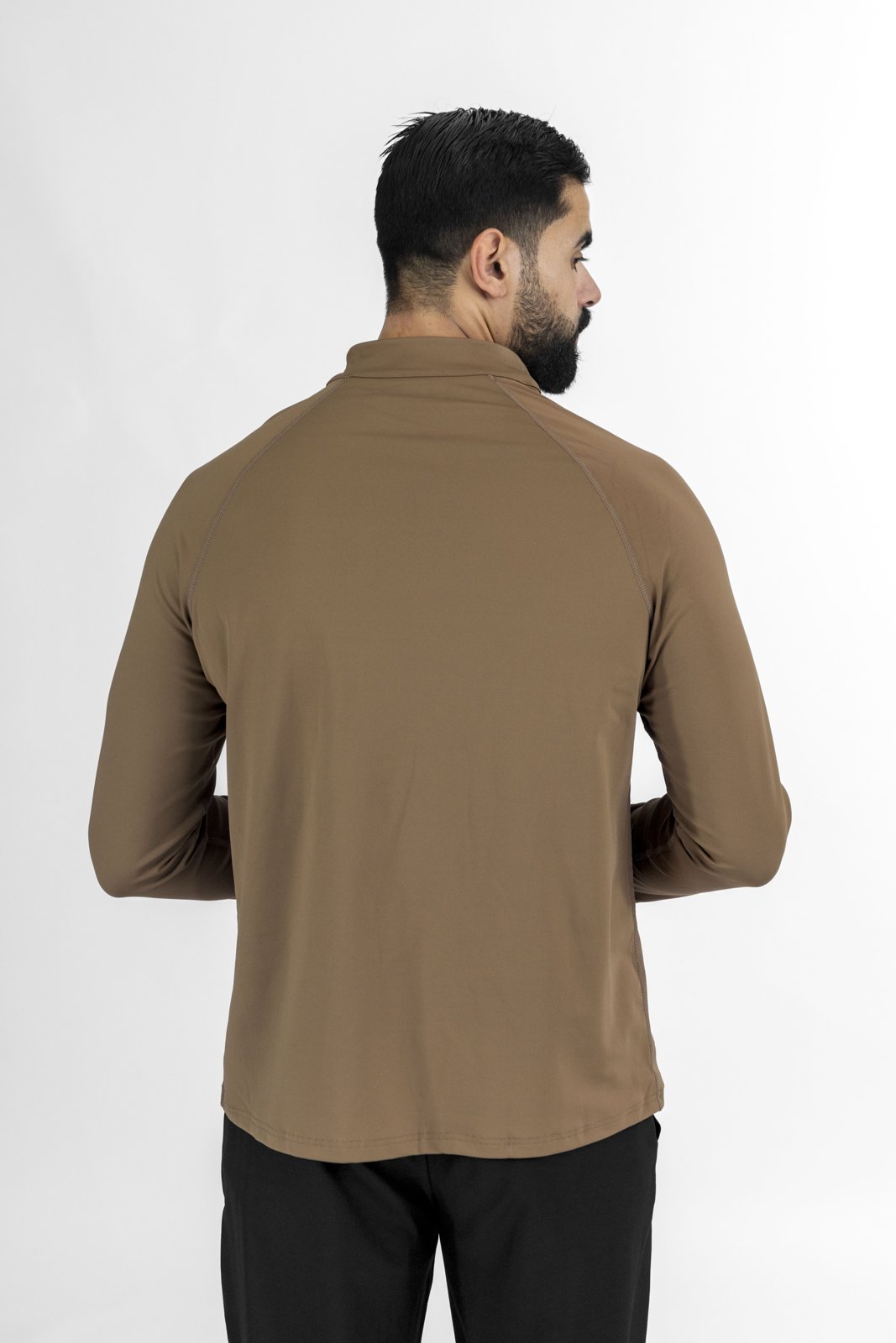 Half-Zip Overjacket - Khaki