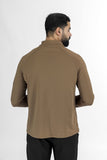 Half-Zip Overjacket - Khaki
