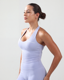 Contour Halter Top - Violet