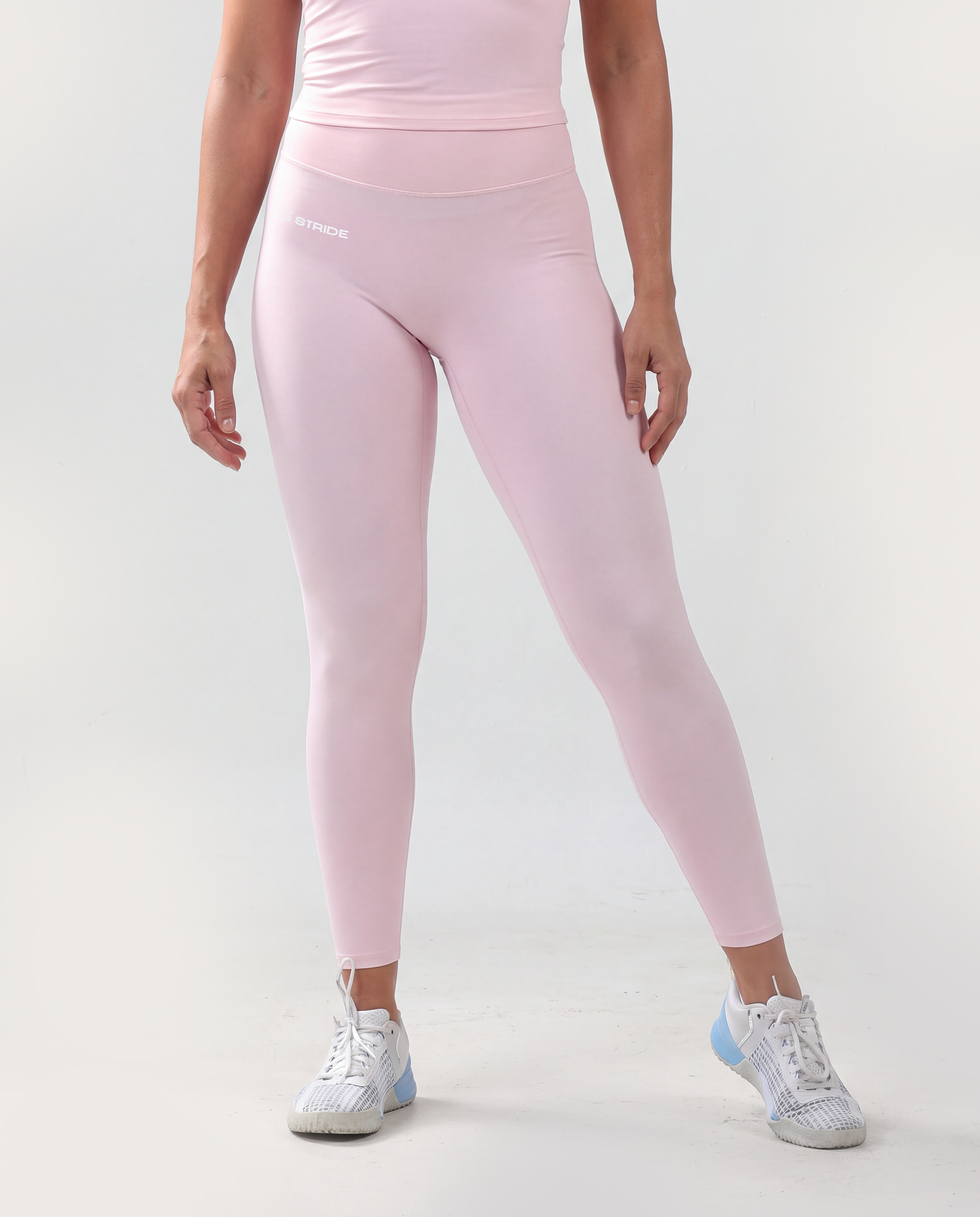 Contour High-Rise Leggings - Sakura Pink