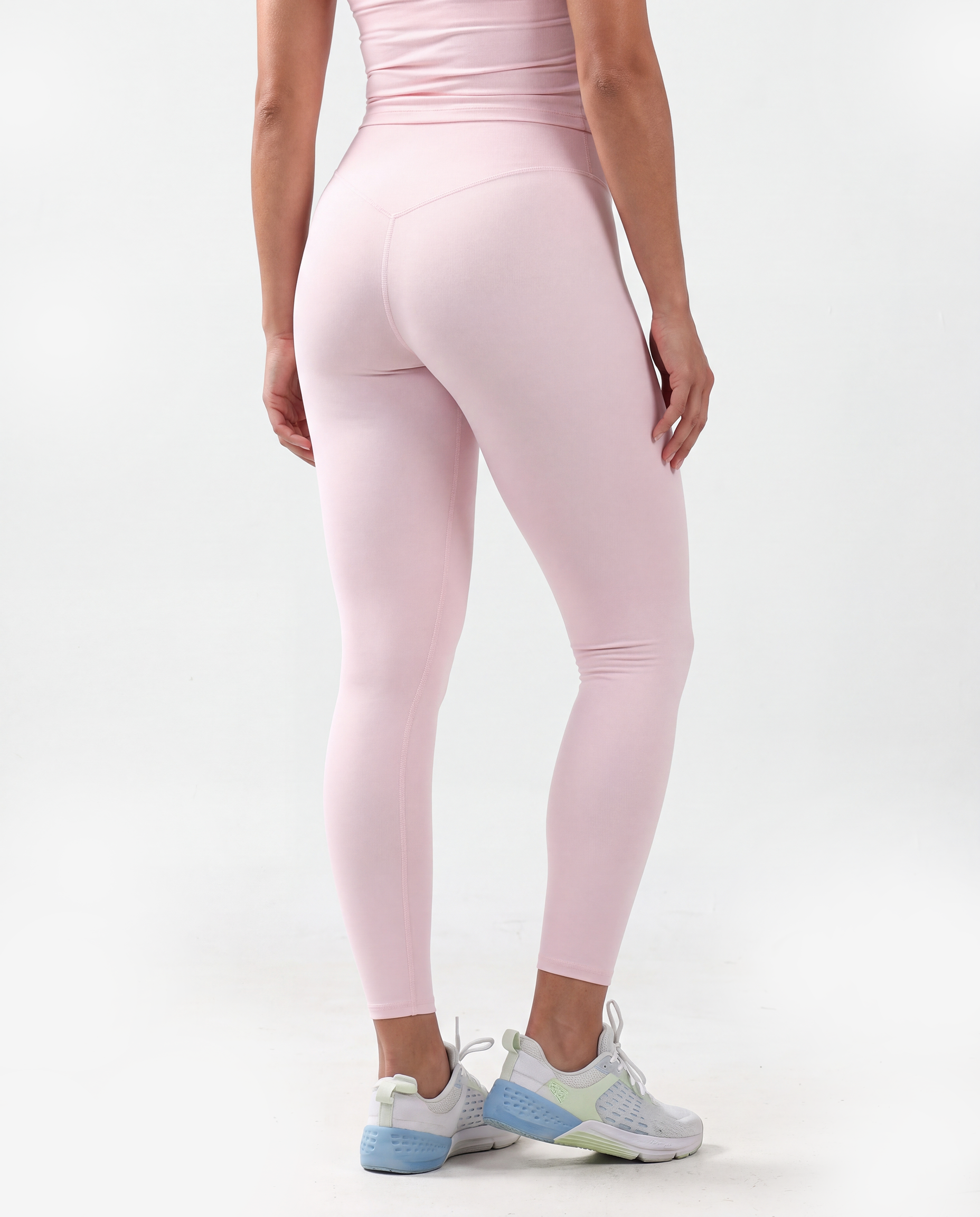 Contour High-Rise Leggings - Sakura Pink