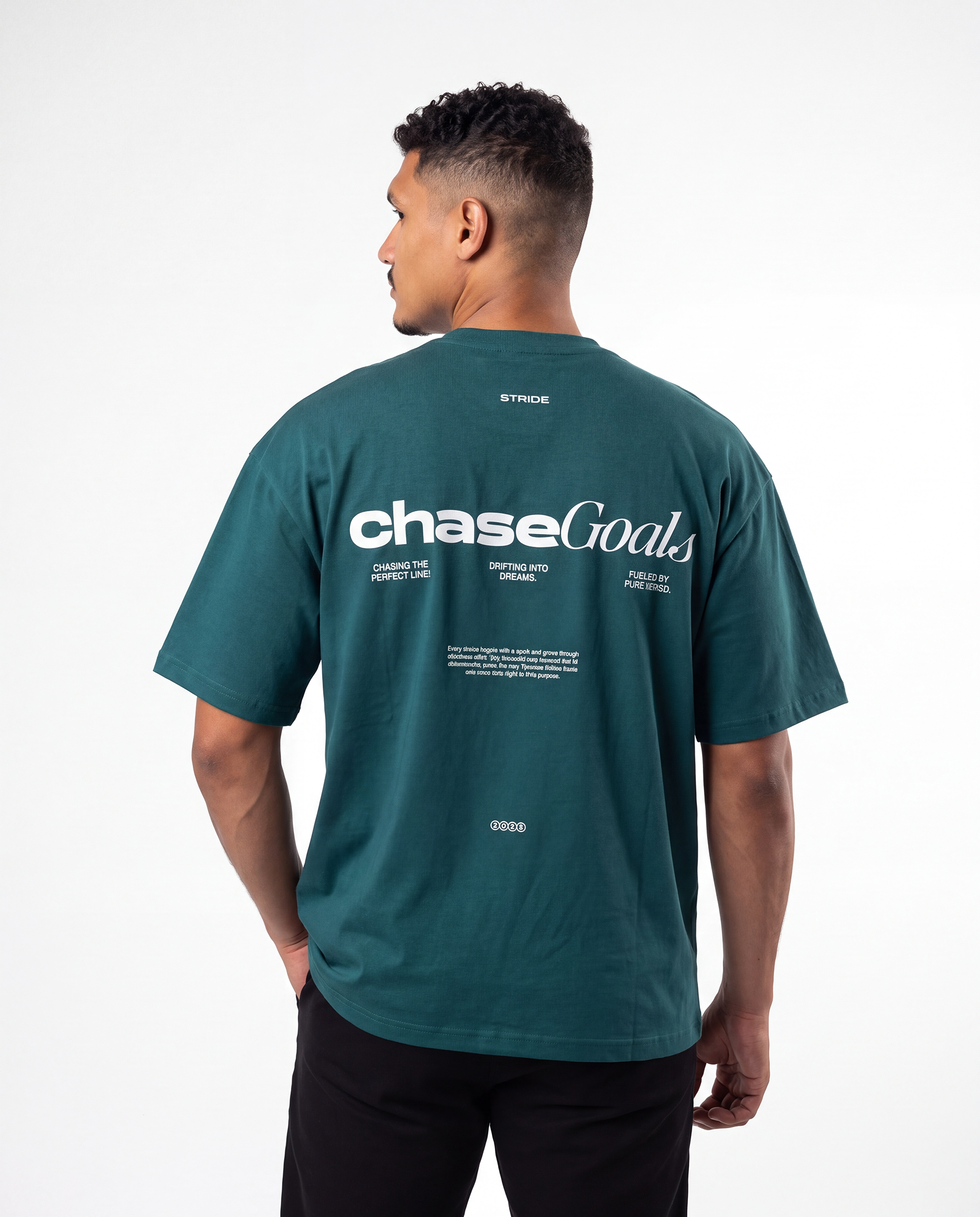 Form Chase Goals Graphic Tee - Dark Green